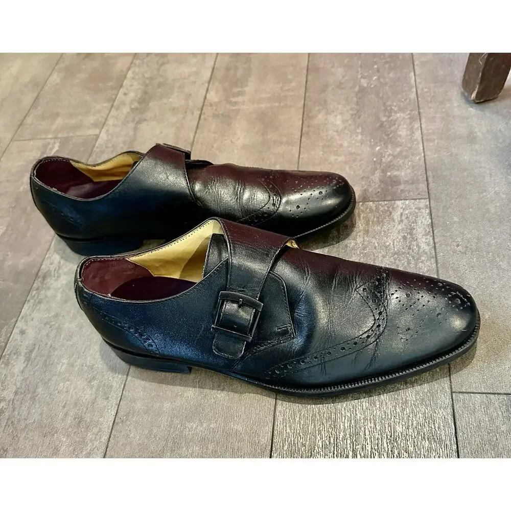 M&S Leather Monk Strap Brogues from the Marks & Spencer